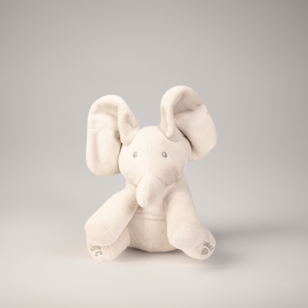 Flappy the Elephant: Interactive Singing Plush for Babies - Enhanced Audio, Peek-a-Boo Fun, and Quality Cuddles in Every Hug!